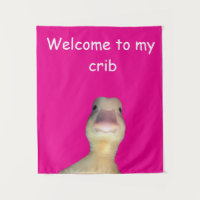 Funny Duck Meme: Welcome to My Crib Duck
