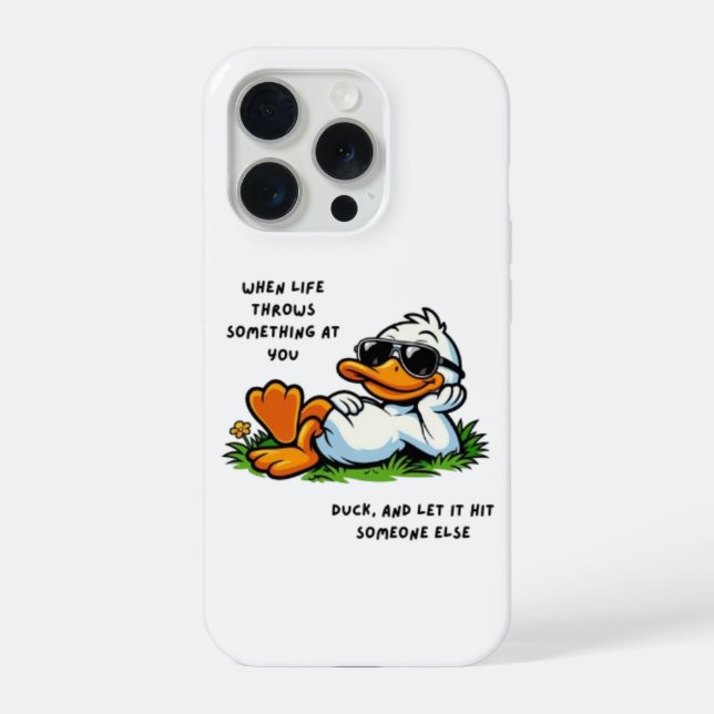 Funny Duck Phone Case (Back)