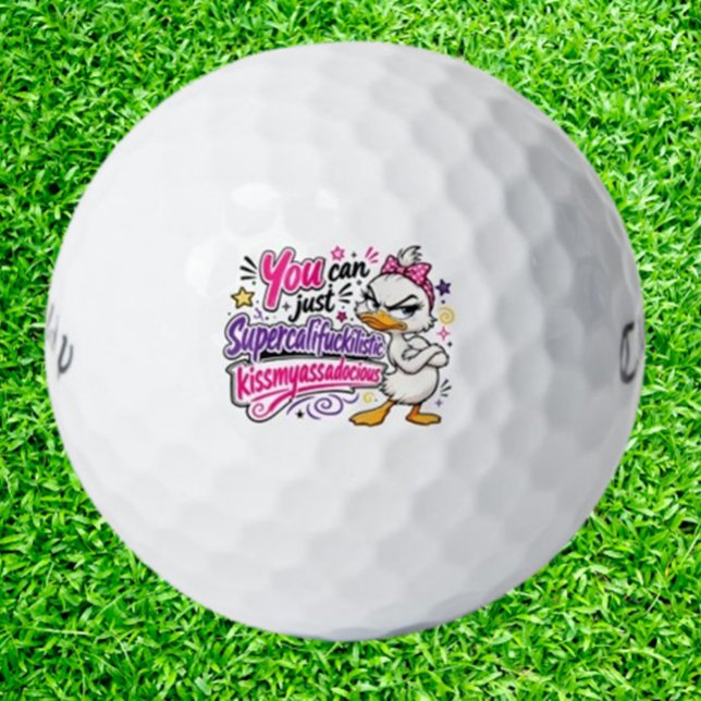  Funny Duck Sarcastic Golf Balls (Give Dad the laughs he’ll never forget)