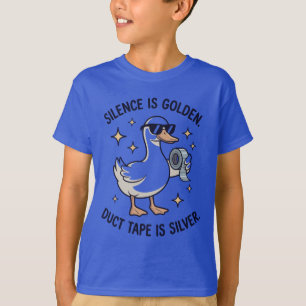 Funny Duck Silence Is Golden T-Shirt