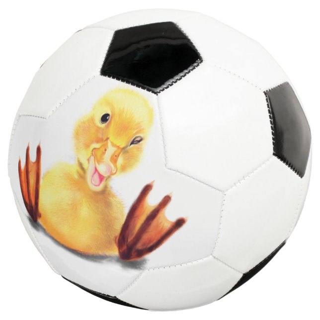 Funny Duck Soccer Ball (Three Quarter)