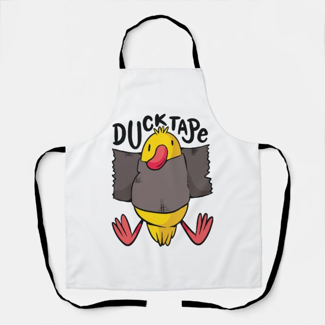 Funny Duck Tape Apron (Front)