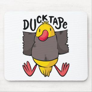Funny Duck Tape Mouse Pad