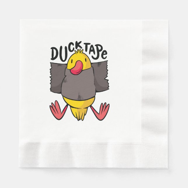 Funny Duck Tape Napkin (Front)