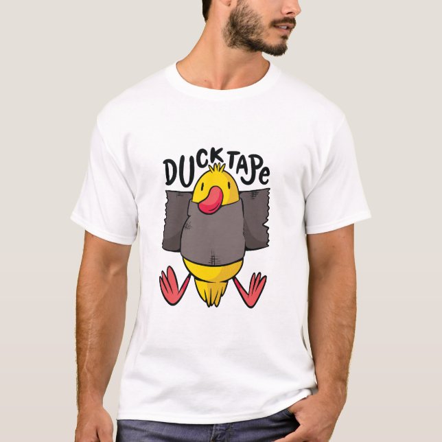 Funny Duck Tape T-Shirt (Front)