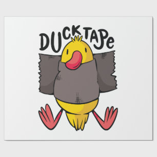 Funny Duck Tape Wrapping Paper
