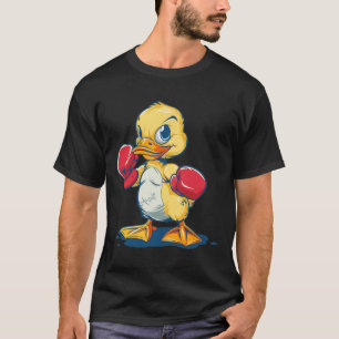 Funny Duck With Boxing Gloves Costume For Ducks Lo T-Shirt