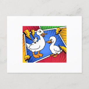 Funny Ducks To Laugh Postcard