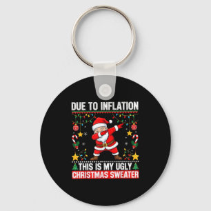 Funny Due To Inflation This Is My Ugly Sweater For Key Ring