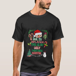 Funny Due to Inflation Ugly Christmas Sweaters for