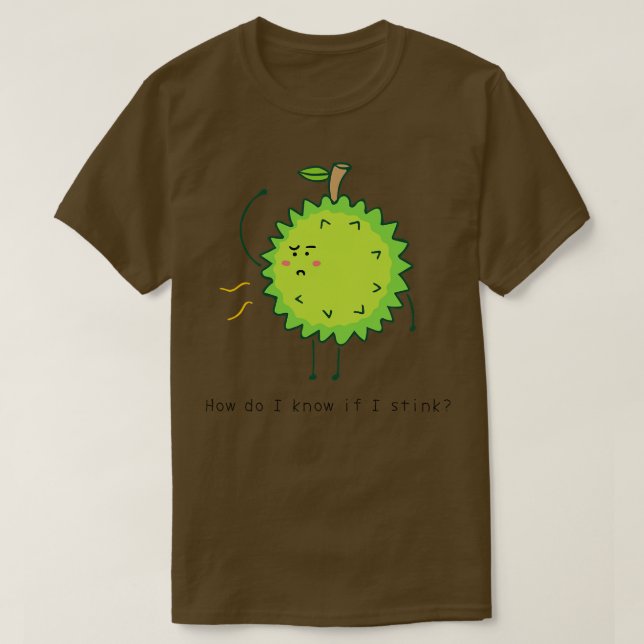 Funny Durian T-Shirt (Design Front)