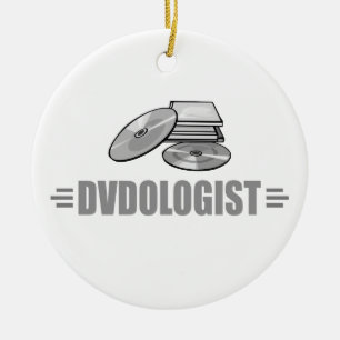 Funny DVD Movie Ceramic Tree Decoration