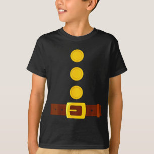 Funny Dwarf Costume Kids Men Halloween Gnome T-Shirt