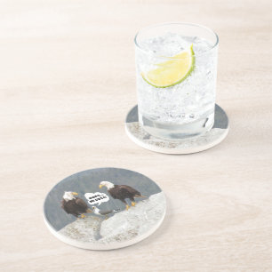 Funny Eagles and Seagull Coaster