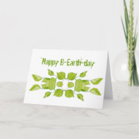 Funny Earth Day Apr 22, Birthday,100 % Recycled