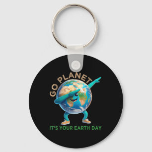 Funny Earth Day Go Planet Its Your Earth Day 2024 Key Ring