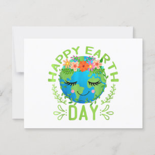 Funny Earth Day Quote Earth Cool Happy Earth Day Postcard