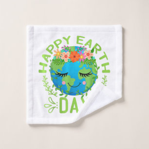 Funny Earth Day Quote Earth Cool Happy Earth Day Wash Cloth