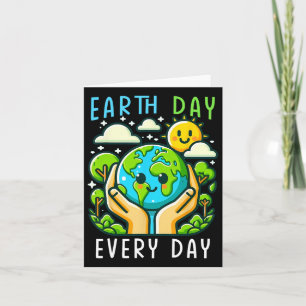 Funny Earth Day Save The Planet Cute Earth Day Card