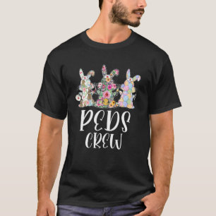 Funny Easter Bunnies Pediatric Nurse Crew Rabbit S T-Shirt