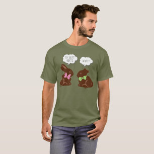 Funny Easter Bunny Chocolate  T-Shirt
