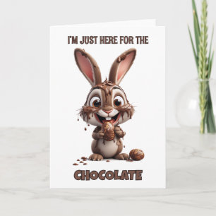 Funny Easter Bunny – Cute & Playful Easter Design Holiday Card