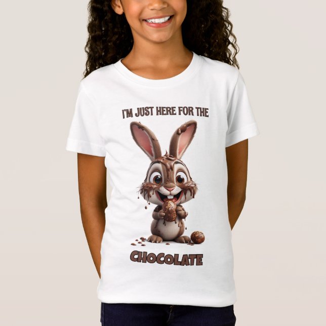 Funny Easter Bunny – Cute & Playful Easter Design T-Shirt (Front)