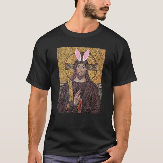 Funny Easter Bunny Jesus T-shirt (Front)