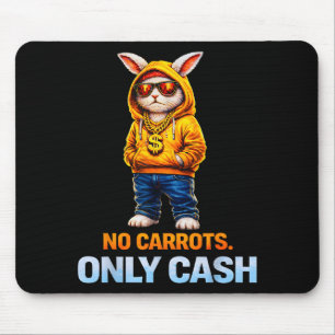 Funny easter bunny streetwear hip hop rabbit mouse pad