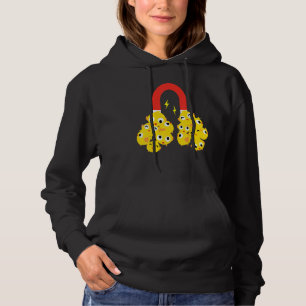 Funny Easter Chick Magnet Cute Easter Day Apparel Hoodie