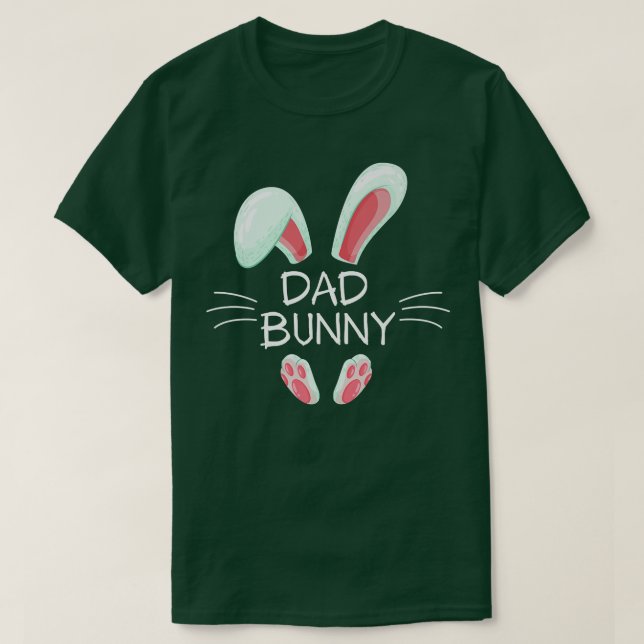 Funny Easter Day Costume Matching Cute Dad Bunny G T-Shirt (Design Front)