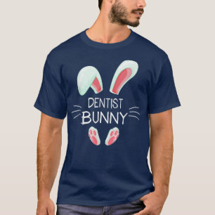 Funny Easter Day Costume Matching Cute Dentist Bun T-Shirt