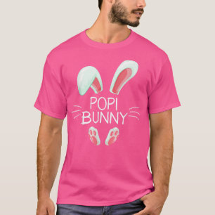 Funny Easter Day Costume Matching Cute Popi Bunny T-Shirt