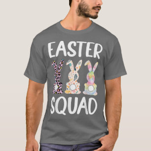Funny Easter Day Cute Bunny Rabbit Easter Squad Co T-Shirt