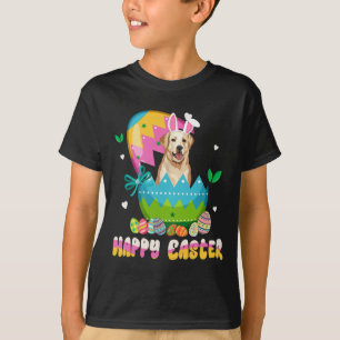 Funny Easter Day Labrador Retriever Dog Bunny Ears T-Shirt