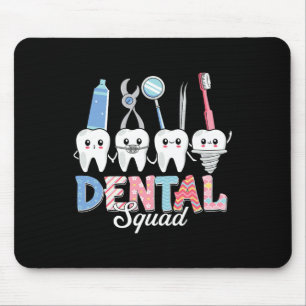 Funny Easter Dental Squad For Dental Office Hygien Mouse Pad