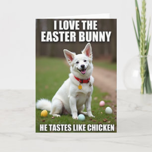 Funny Easter Dog Joke Card