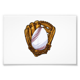 Funny Easter Egg Baseball Egg Hunting Easter Day M Photo Print