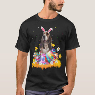 Funny Easter Egg Bloodhound Dog Easter Sunday T-Shirt