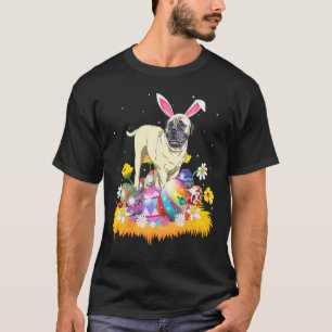 Funny Easter Egg Bullmastiff Dog Easter Sunday T-Shirt