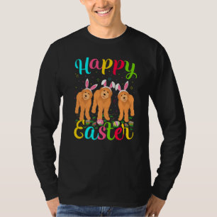Funny Easter Egg Bunny Labradoodle Dog Happy Easte T-Shirt