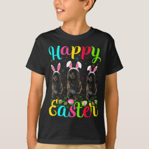 Funny Easter Egg Bunny Portuguese Water Dog Happy T-Shirt