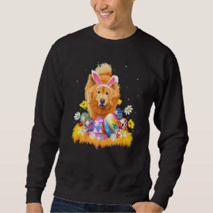 Funny Easter Egg  Chow Chow Dog Easter Sunday Sweatshirt