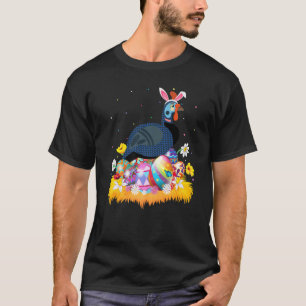 Funny Easter Egg Cute Guinea Fowl Bird Easter Sun T-Shirt