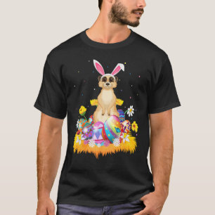 Funny Easter Egg Cute Meerkat Easter Sunday T-Shirt