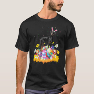 Funny Easter Egg  Doberman Pinscher Dog Easter Sun T-Shirt