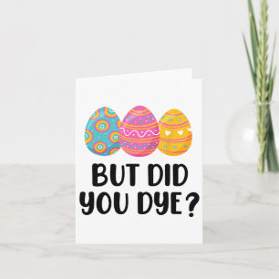 Funny Easter Egg Dye Card