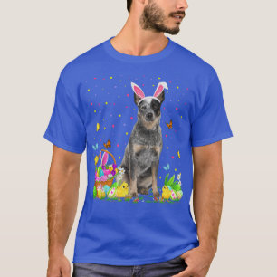 Funny Easter Egg Hunting Australian Cattle Dog Eas T-Shirt
