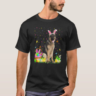 Funny Easter Egg Hunting German Shepherd Dog Easte T-Shirt