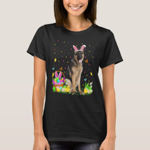 Funny Easter Egg Hunting German Shepherd Dog Easte T-Shirt